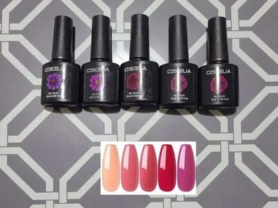 Gel Nailpolish Set UV/LED Acrylic Soakoff New