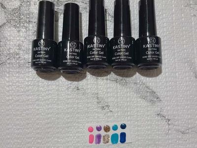 Gel Nailpolish Bundle UV/LED Acrylic Soakoff New