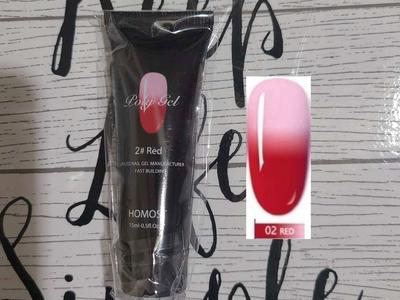 Polygel Nail Glue Nail Extension Red Ne