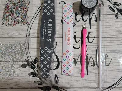 Modelones Nail Art Supplies Sequins File and More