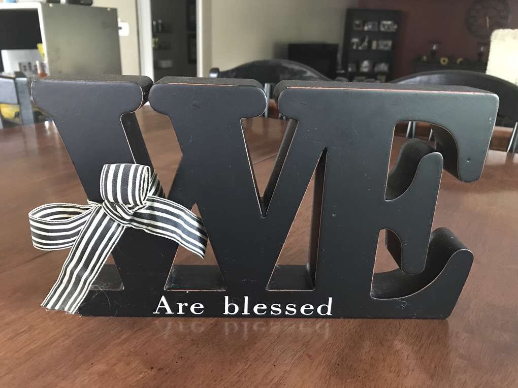 We Are Blessed Wooden Decor