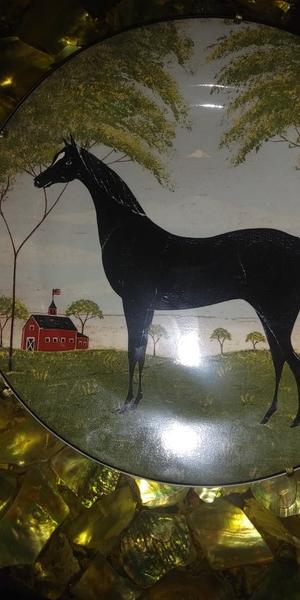 Sakura WARREN KIMBLE Salad Plate 2000 HORSE BARN