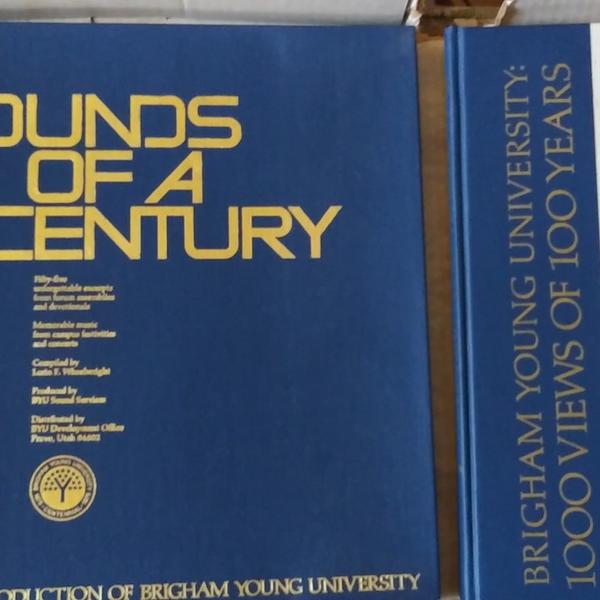 Mormon LDS 100 Years 1875/1975 BYU book & Records