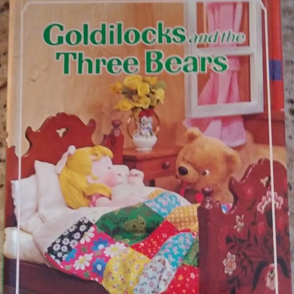 Vintage GOLDILOCKS & THREE BEARS Puppet Storybook