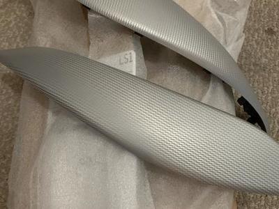 BMW OEM Brushed Aluminum Door Pull Trim
