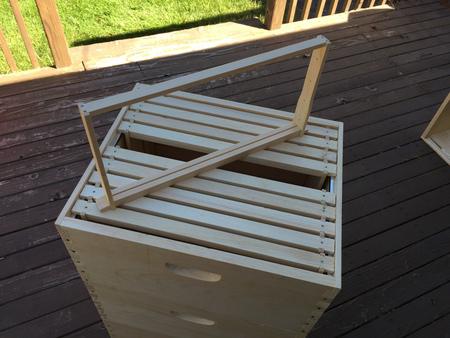 Premium wood beehive frames