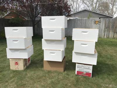 New Full Depth Bee Hive Supers