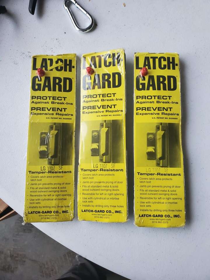 (3) $20 New Door Latch Guard