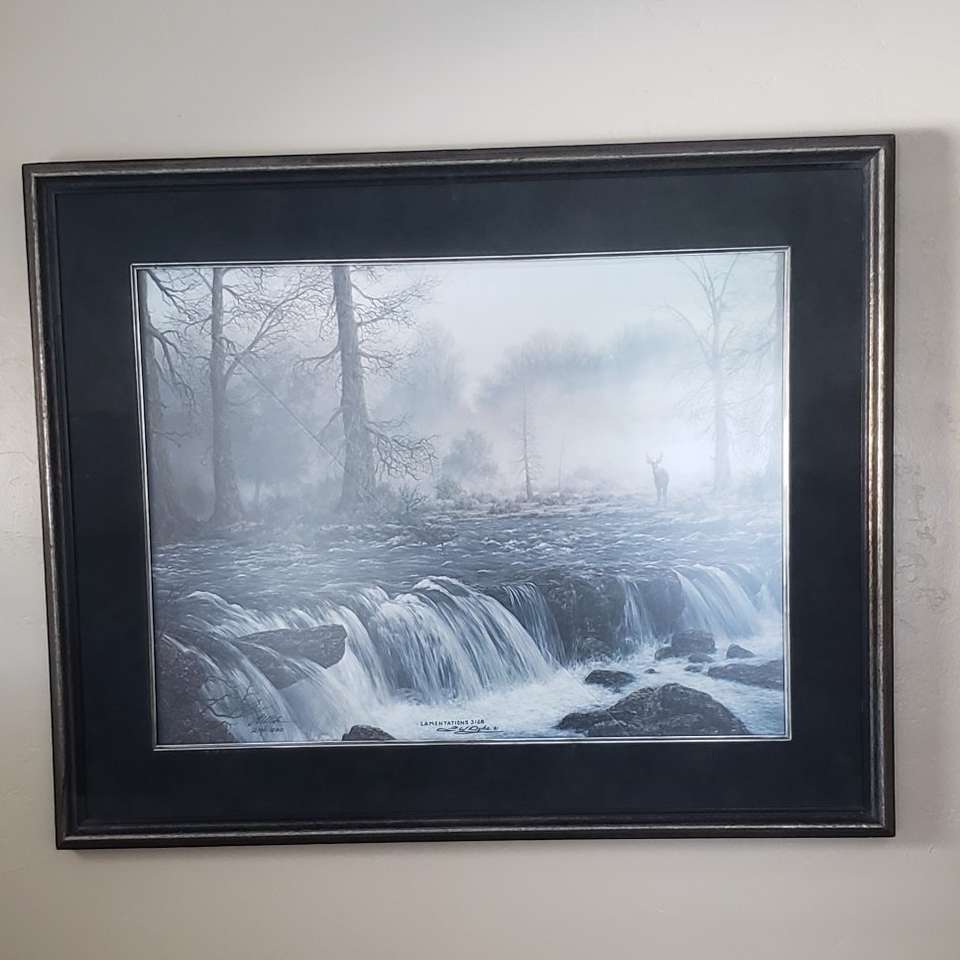 LAMENTATIONS 3:28" LARRY DYKE SIGNED 219 0F 1500