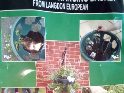 New 14in Hanging Basket Flowers Fruits