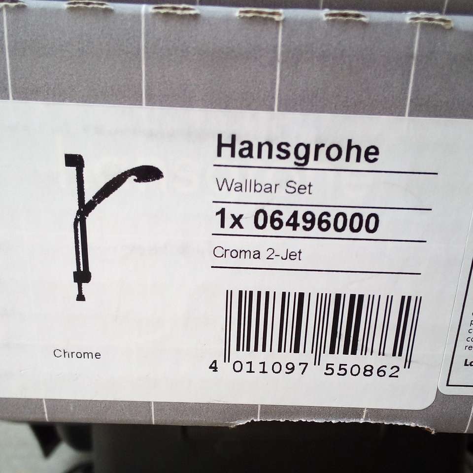 New Hansgrohe Wallbar Shower Set