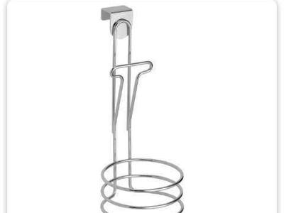 New Interdesign Over Cabinet Hair Dryer Holder