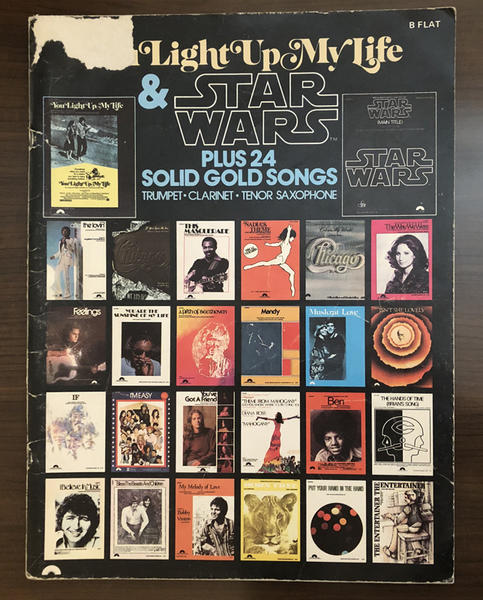 1977 Star Wars Music Book Plus 24 Solid Gold Songs