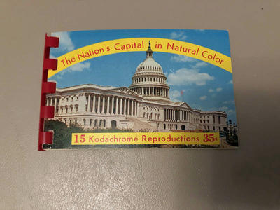 Vintage Photo Booklet Nation's Capital in Natural Color Kodachrome Reproductions