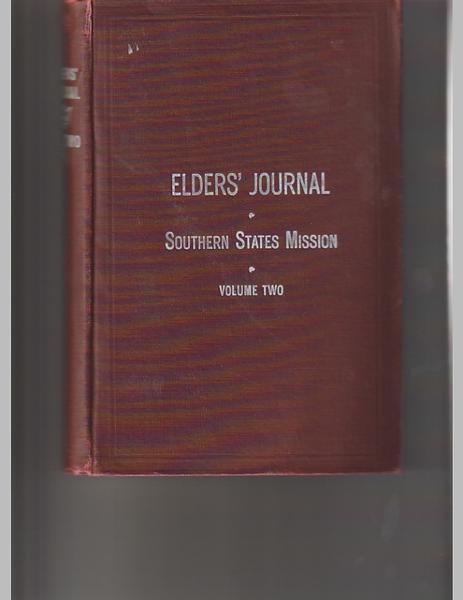 Elders Journal Southern States Mission Vol. 3 1906