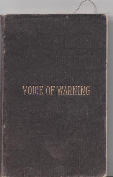 A voice of warning and instruction to all people...1898