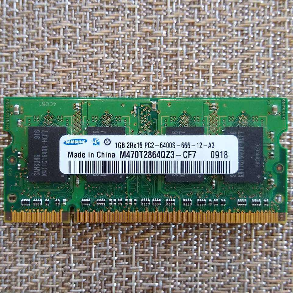 Samsung RAM 1GB 2Rx16 PC2-6400S-12-A3