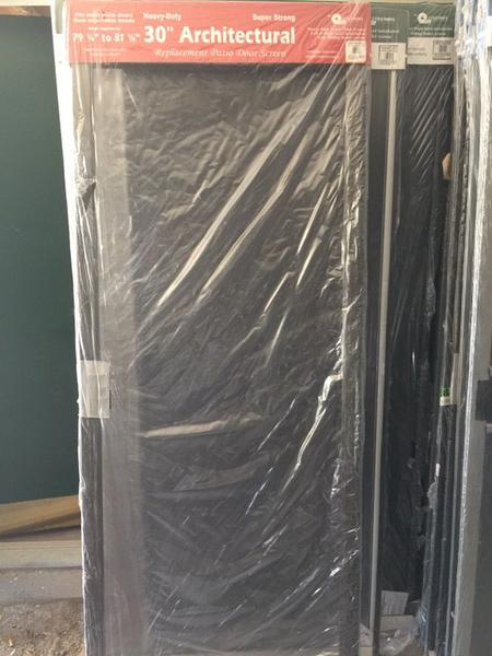 New 36" Dual-Strength Sliding Patio Screen Doors