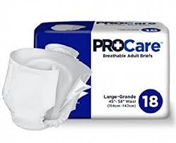 PRO CARE ADULT LARGE BRIEFS