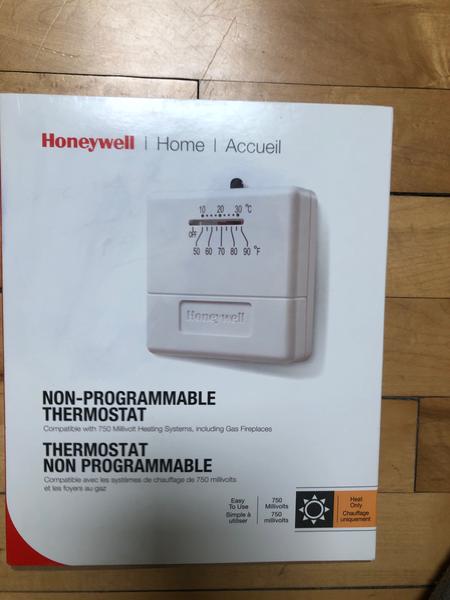 HONEYWELL THERMOSTAT HEAT FIREPLACE