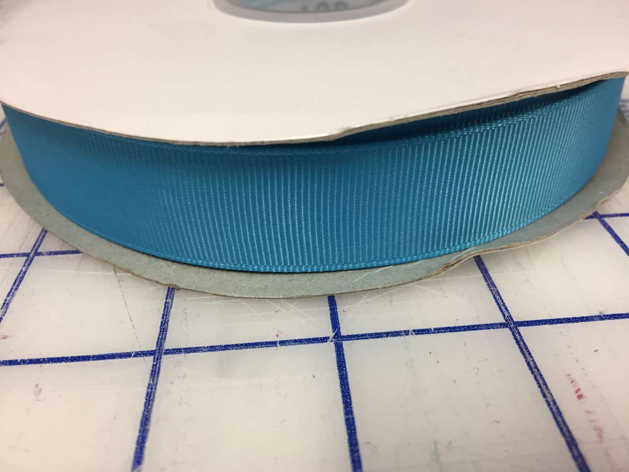 Grosgrain ribbon 7/8” 50yd roll NEW aqua black