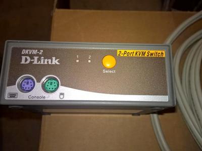 D-Link PS/2 KVM Switch for two computers