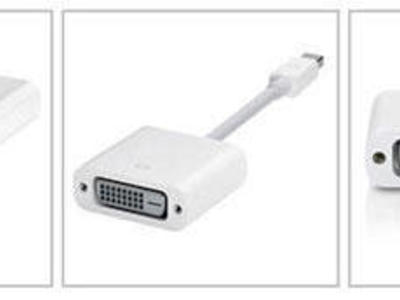 Apple Mini DispalyPort to DVI or VGA Adapter A1305