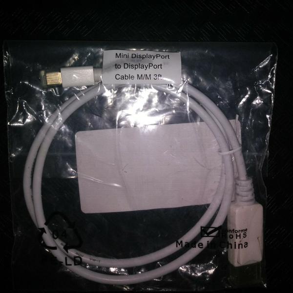 Mini DisplayPort to DisplayPort Adapter