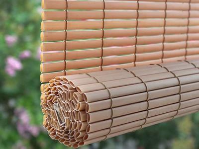 Radiance Cord Free 1/4 Inch Oval PVC Shade Roll Up Blind, 72" W x 72" L