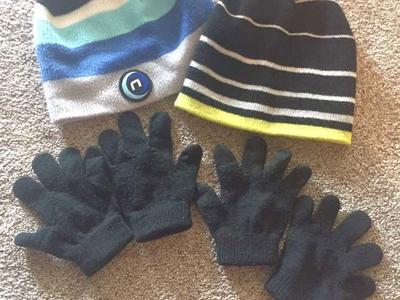 Kids Beanies And Gloves
