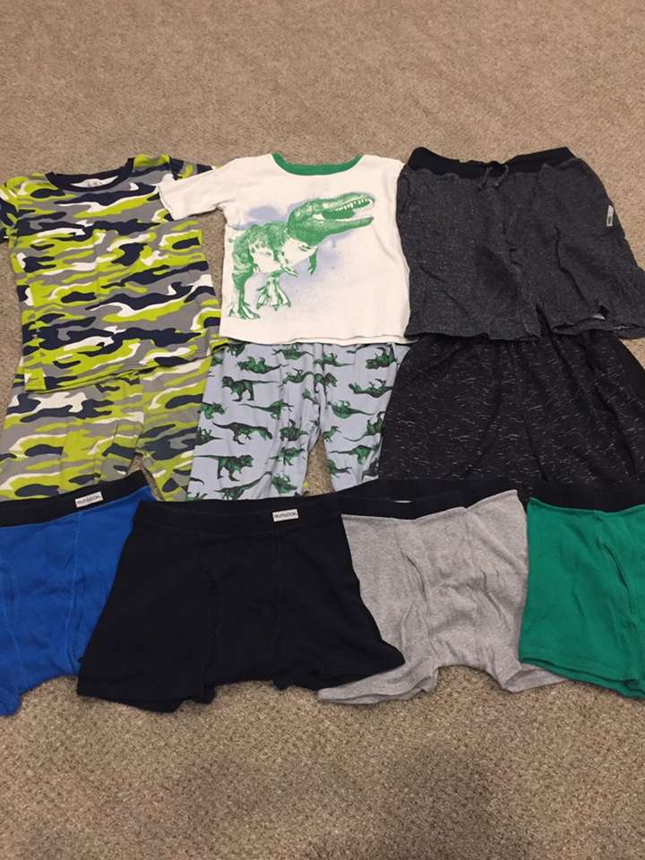 Pajamas, Shorts And Underwear Size Kids 10/12