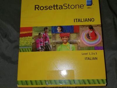 ROSETTA STONE ITALIAN LEVEL 1,2,3 VERSION 3