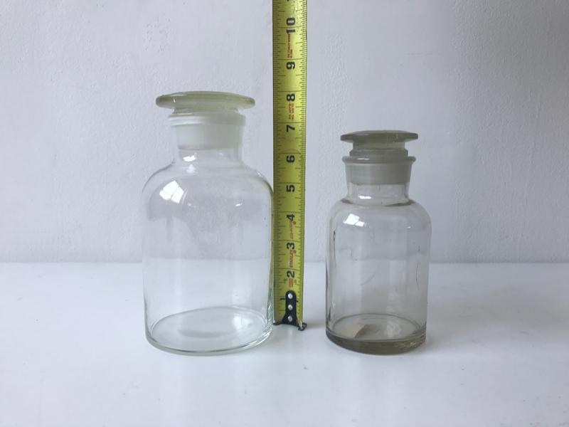 Jars Glass Medical Apothecary Bottles 500ml 1000ml
