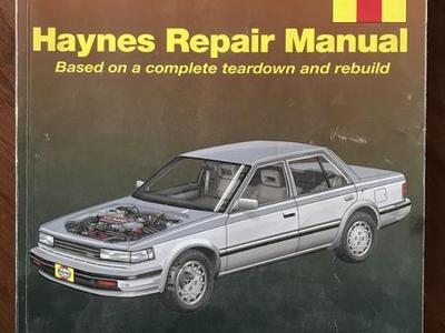 Haynes Repair Manual Nissan Maxima 1985-92