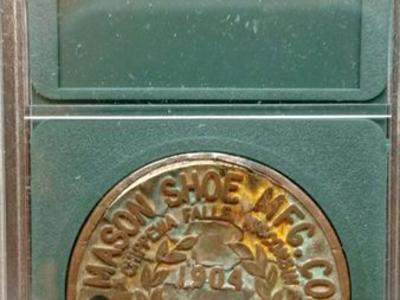 Mason Shoe mfg. Co Golden Anniversary Bronze Coin.