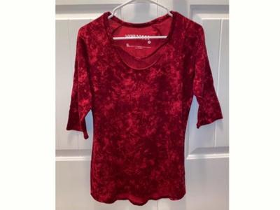Vans Off The Wall Red Cutout Scoop Neck Sz XL