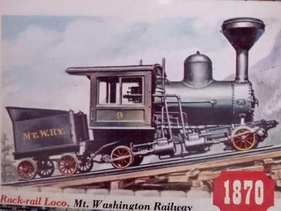 1870 Rack-rail-Loco/TCG card #27. pre-owned/Very good plus.
