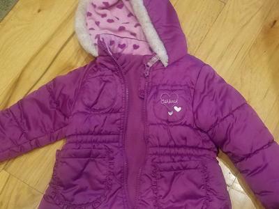Girls 24 month Oshkosh coat purple