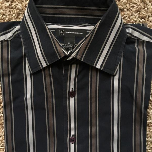 INC Shirt 100% Cotton Size M