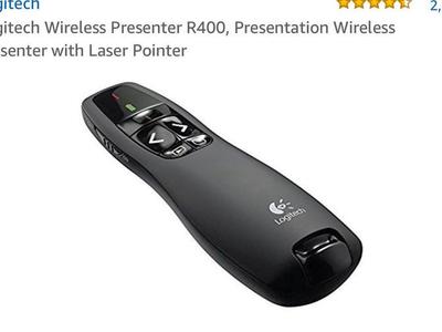Logitech Wireless Presenter R400 Laser Pointer