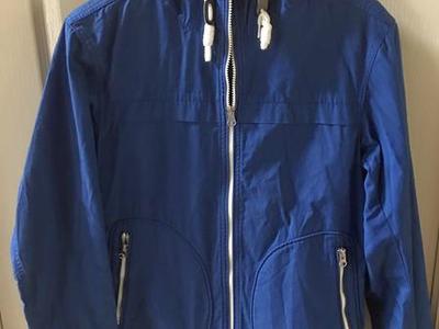 Uniqlo Men’s Cotton Full ZIP Jacket Size M Blue
