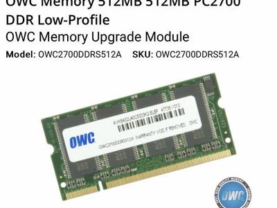 Computer Memory Upgrade Module 512MB PC2700 DDR