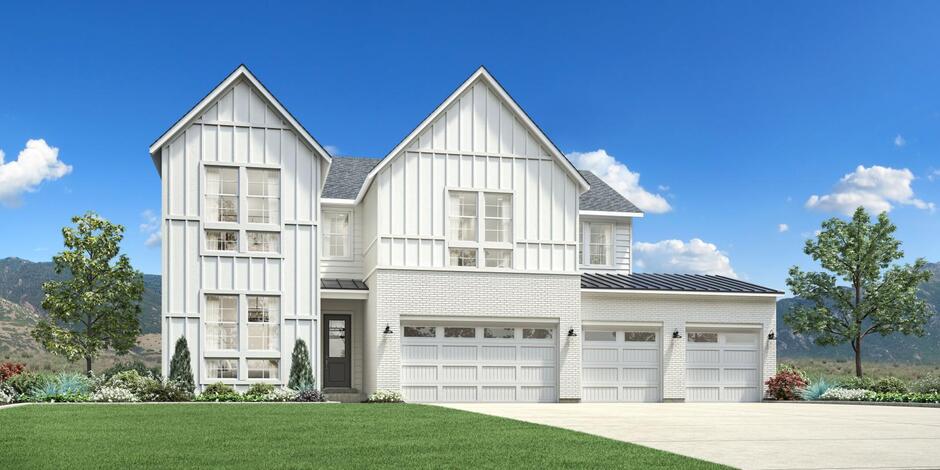 Tuscarora floorplan in Copperhaven by Toll Brothers community