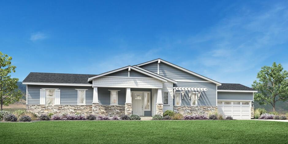 Larsen floorplan in Copperhaven by Toll Brothers community