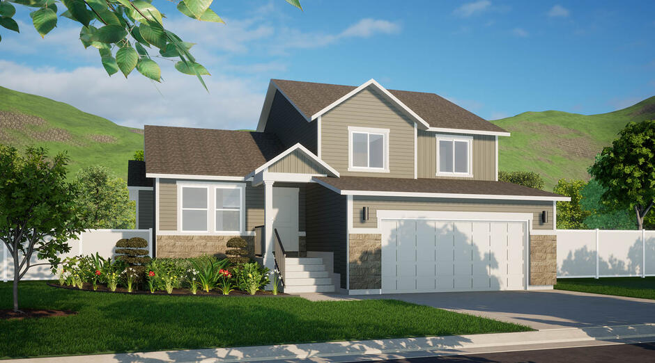 The Lola floorplan in Nibley Meadows community