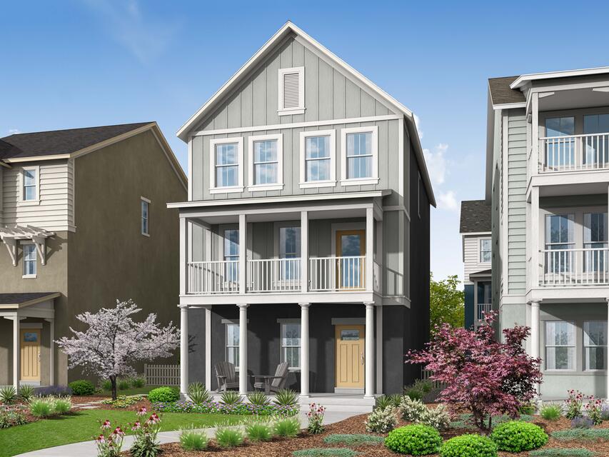 Charlotte floorplan in Trailside community