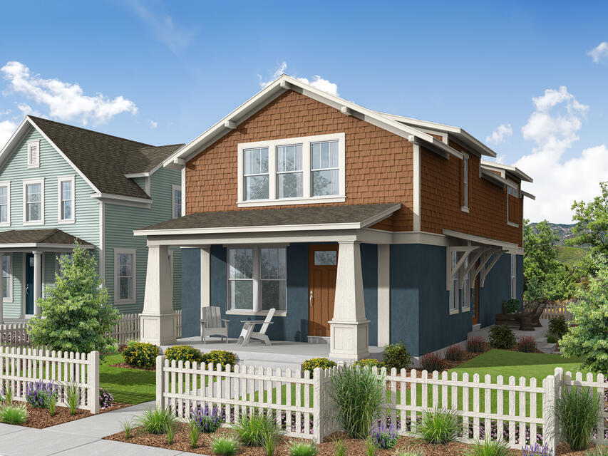 Fairview floorplan in Daybreak - Cottage Courts community