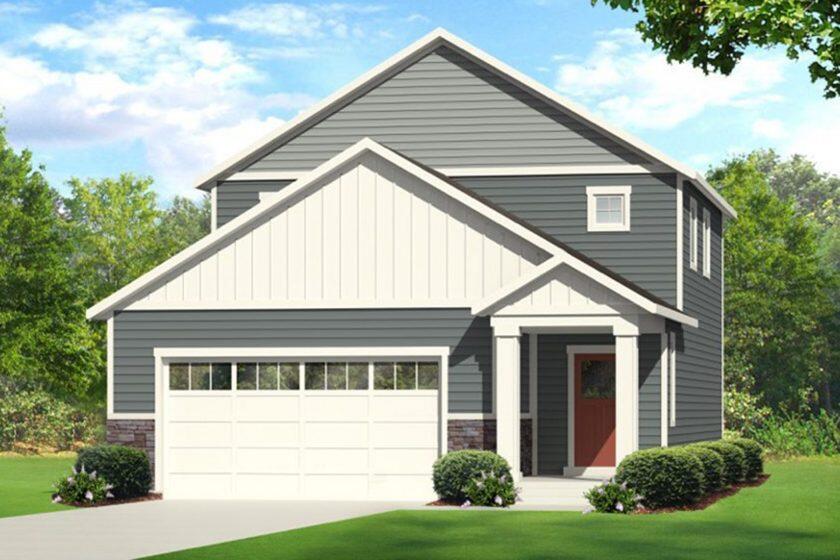 Monroe floorplan in Brylee Farms community