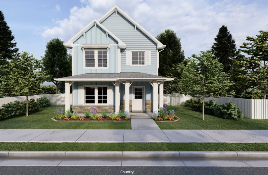 Pembroke floorplan in Spring Creek community