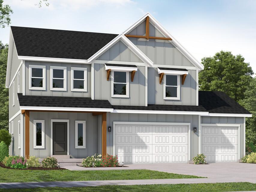 Elwood floorplan in Cedar Grove community
